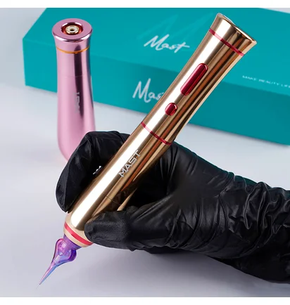 Машинка для перманентного макіяжу Mast P40 WQP-057-2, Pink