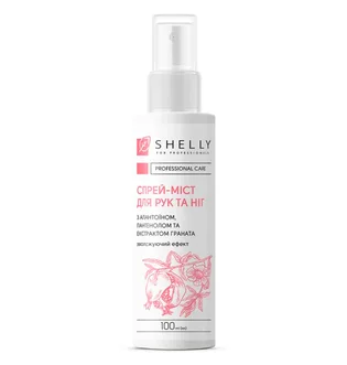 Spray-mgiełka do rąk i stóp Shelly, z alantoiną, pantenolem i ekstraktem z granatu, 100 ml