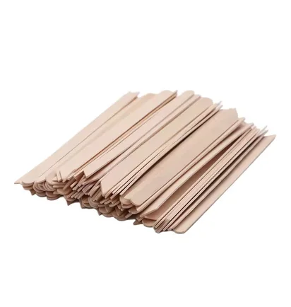 Wooden Waxing Spatula, with pointed tip
