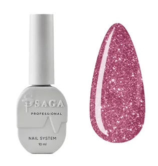 Світловідбиваючий гель-лак SAGA Professional Fiery Gel #04, 10 мл