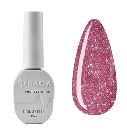 Світловідбиваючий гель-лак SAGA Professional Fiery Gel #04, 10 мл