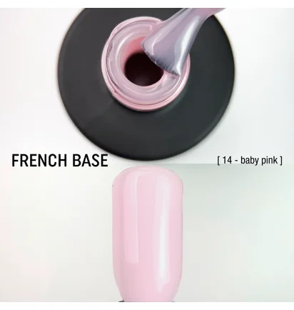 Камуфлююча база Adore Professional French Base №14 Baby Pink, 15 мл