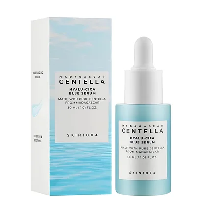 Зволожуюча сироватка SKIN1004 Madagascar Centella Hyalu-Cica Blue Serum, 30 мл