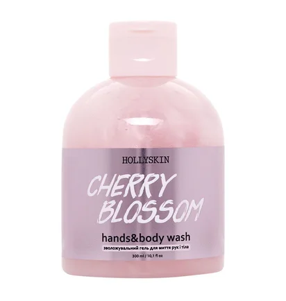 Зволожуючий гель для миття рук та тіла HollySkin Cherry Blossom, 300 мл