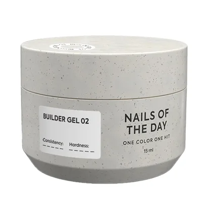 Гель для нарощування нігтів Nails Of The Day Builder Gel #02, 15 мл