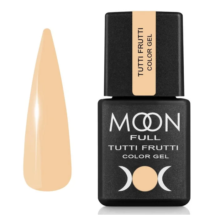 Гель-лак Moon Full Tutti Frutti Color Gel #923, світло-персиковий, 8 мл