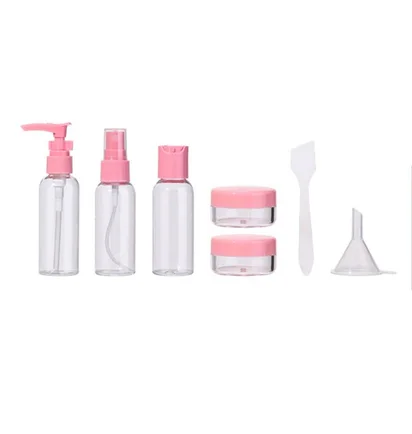 Travel Bottle Set, pink