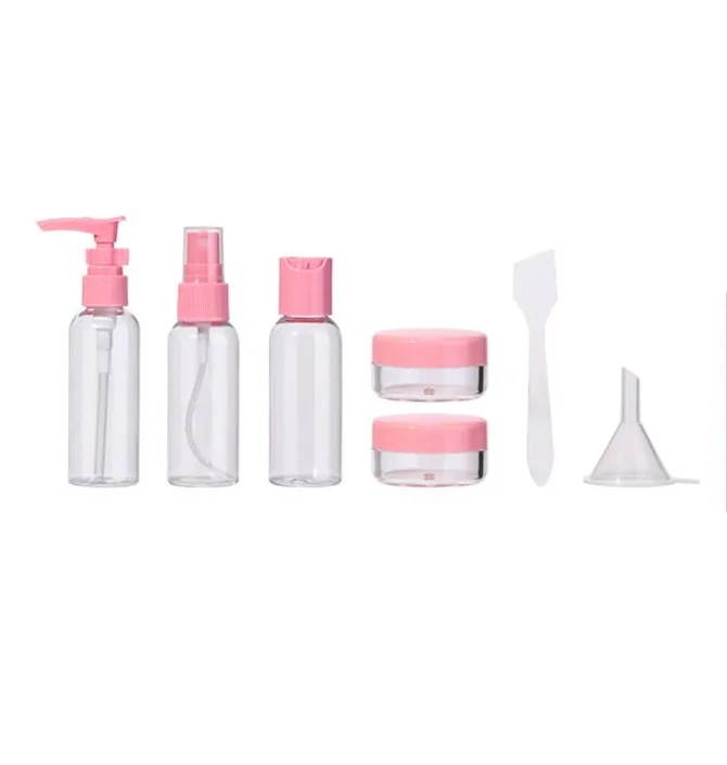 Travel Bottle Set, pink