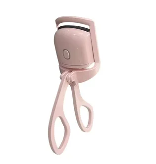 Elektryczna zalotka USB do rzęs, różowa