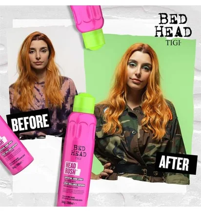 Спрей для блиску та легкої фіксації Tigi Bed Head Head Rush, 200 мл