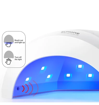 USB-лампа для полімеризації нігтів UV/LED SUN One, White, 48 Вт
