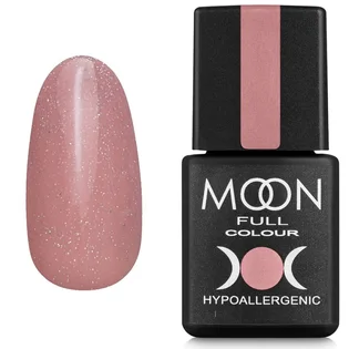 Lakier hybrydowy Moon Full Opal Color #505, beżowo-liliowy z wielobarwnym shimmerem, 8 ml