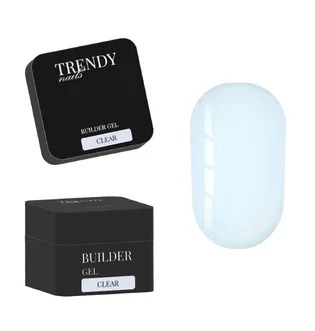 Żel do przedłużania Trendy Nails, Clear, HEMA/TPO free, 30 ml