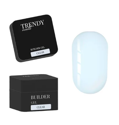 Żel do przedłużania Trendy Nails, Clear, HEMA/TPO free, 30 ml