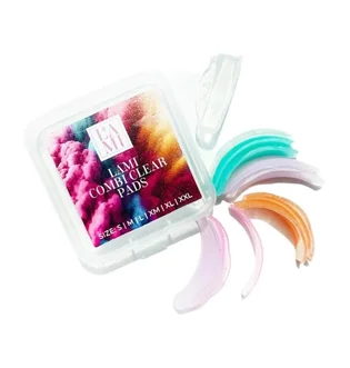 Валики для ламінування вій Lami Lashes Combi Clear Pads, 6 пар