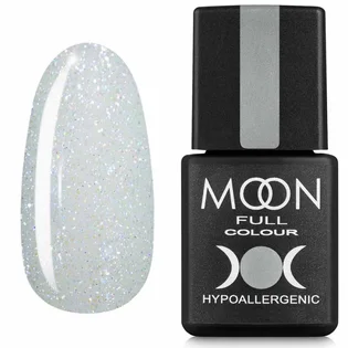 Lakier hybrydowy Moon Full Opal Color #508, półprzezroczysty z drobnym wielobarwnym shimmerem, 8 ml