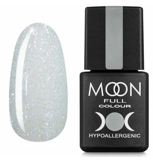 Lakier hybrydowy Moon Full Opal Color #508, półprzezroczysty z drobnym wielobarwnym shimmerem, 8 ml