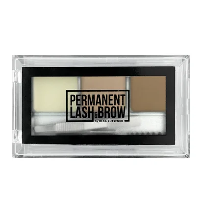 Набір тіней для брів Permanent Lash&Brow, світло-коричневий