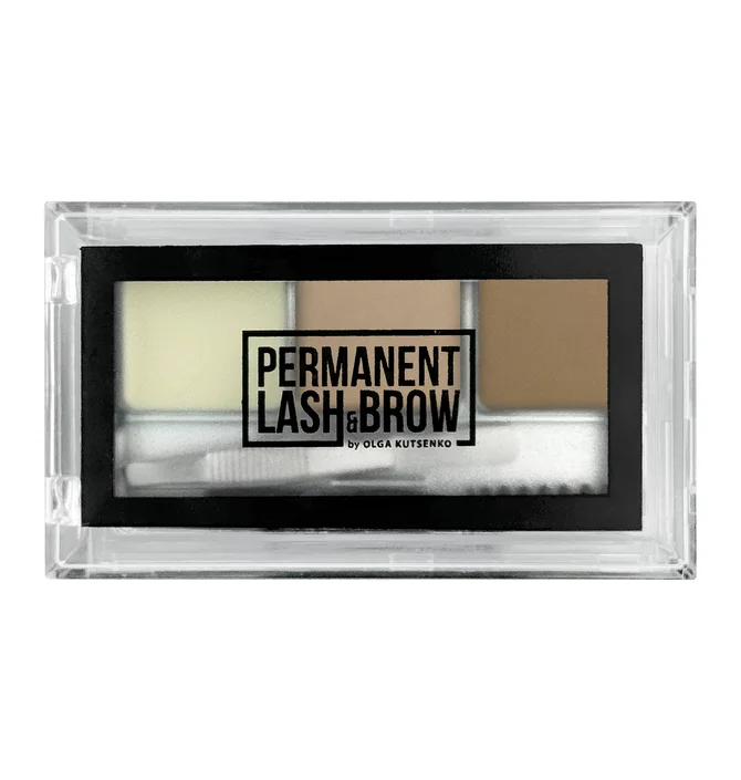 Набір тіней для брів Permanent Lash&Brow, світло-коричневий