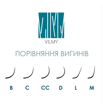 Mix Lashes Vilmy, curl C, thickness 0.07, length 6-10 mm, 20 lines