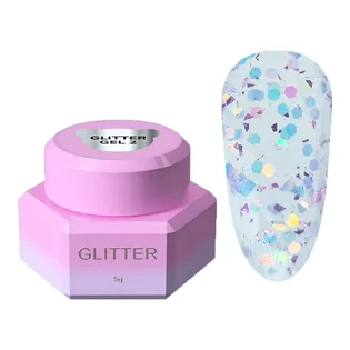 Блискітки для нігтів YouAreCute Glitter Gel, #2, 5г