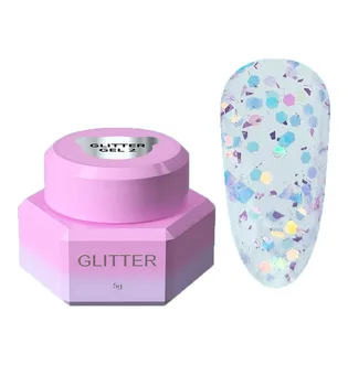 Glitter Gel YouAreCute Nail Glitter, #2, 5g