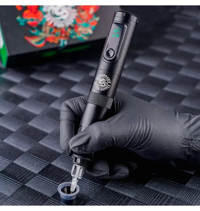 Машинка для перманентного макіяжу Dragonhawk Pen X4 WQP-025, Black