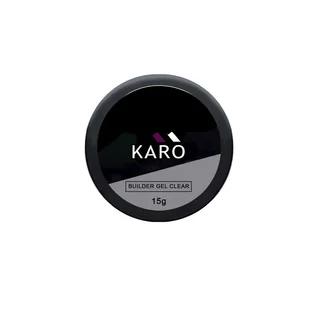 Моделюючий гель для нігтів Karo Builder Gel Clear, 15 мл
