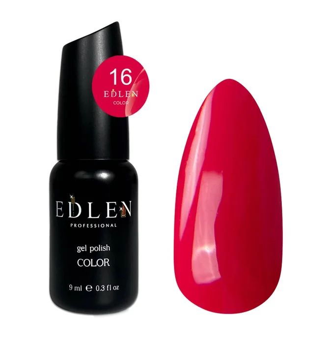 Гель-лак для нігтів Edlen Color #016, 9 мл