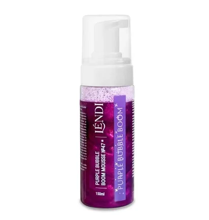 Пінка для брів та вій Lendi Purple Bubble Boom Mousse, 150 мл
