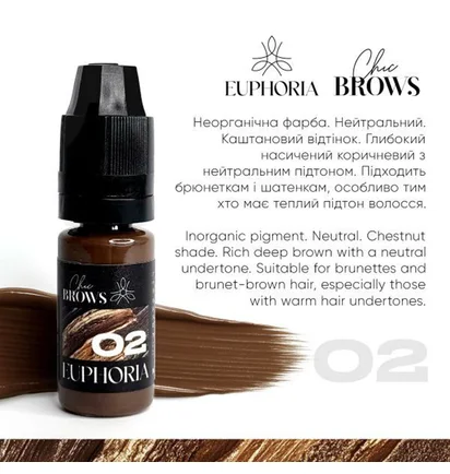 Пігмент для брів Sweet Brows Euphoria Chic Brows #02, 5 мл