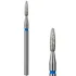Алмазна насадка Mart, Полум'я Тупе, Blue, 2.1×8 мм