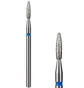Алмазна насадка Mart, Полум'я Тупе, Blue, 2.1×8 мм