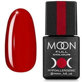 Гель-лак Moon Full Color Gel Polish #139, темно-червоний, 8 мл