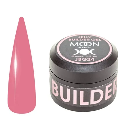 Żel-galaretka do przedłużania paznokci Moon Full Builder #24, różowy, 30 ml