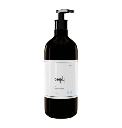 Шампунь глибокого очищення Deeply Soft Cleansing Shampoo pH 6.5, 1000 мл