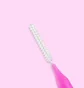 Щіточка для брів і вій Baby Brush, рожева, 0.6 мм, 1 шт