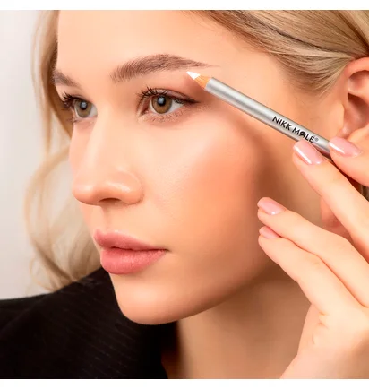 Олівець-паста для брів Nikk Mole Brow Paste, Білий