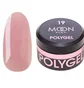 Nail Extension Polygel Moon Full #19, deep pink with shimmer, 15 ml