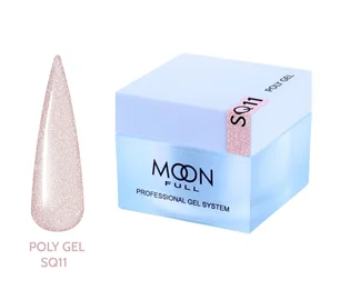 Полігель Moon Full для нарощування нігтів Poly Gel #SQ11, 30 мл