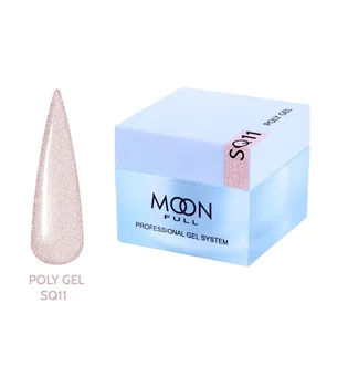 Poligel Moon Full do przedłużania paznokci #SQ11, 30 ml