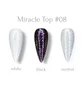 Топ для нігтів з поталлю без липкого шару Adore Professional Miracle Top №08 Pink Yuki, UV-фільтр, 7.5 мл