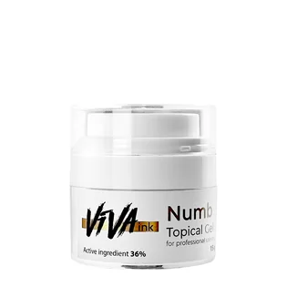 Анестезуючий гель Viva Ink Numb Topical Gel, для татуажу та мікроблейдингу, 15 г