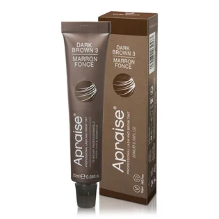 Фарба для брів та вій Apraise Vegan & PPD Free Dark Brown #3, 20 мл