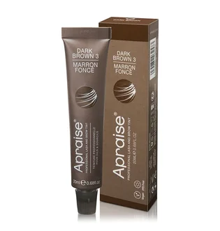 Eyelash and Eyebrow Tint Apraise Vegan & PPD Free Dark Brown #3, 20 ml
