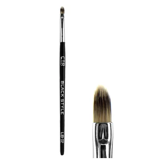 Pędzel do farbowania brwi i rzęs CTR Black Style LB-02