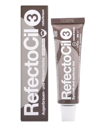 Фарба для брів та вій Refectocil, Natural Brown #3, 15 мл