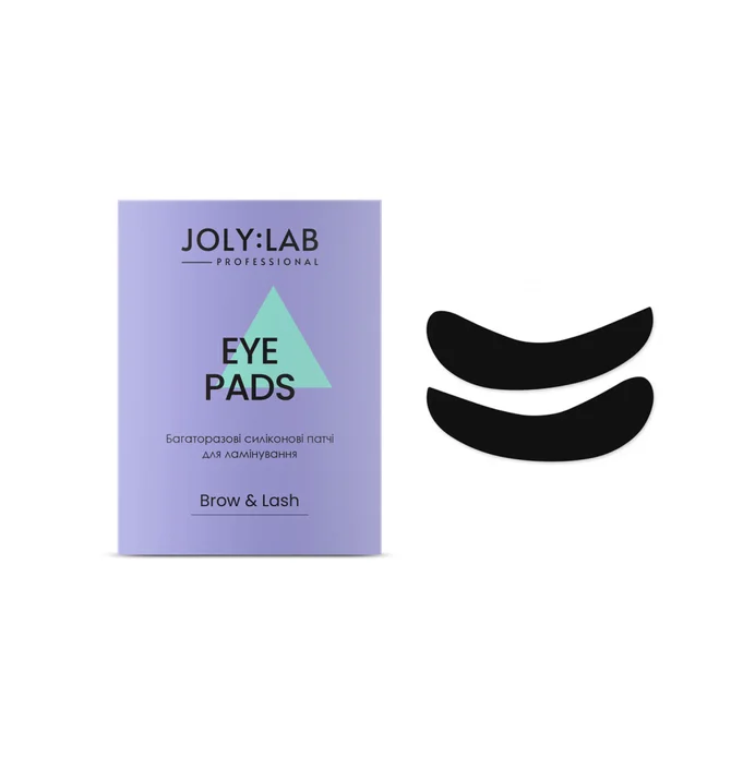 Багаторазові силіконові патчі для ламінування JolyLab Eye Pads, 1 пара