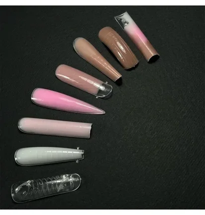 Набір верхніх форм для нарощування Nails Of The Day Dual Form Square, 130 шт
