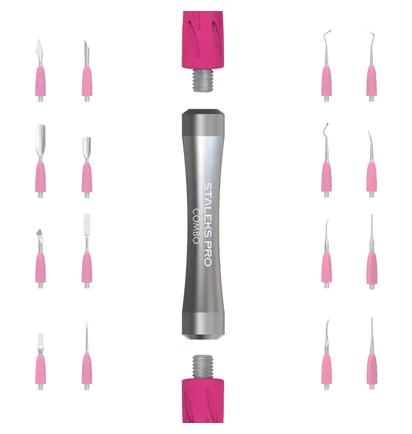 Replacement Pusher Part Staleks Combo UNIQ 18, flat straight